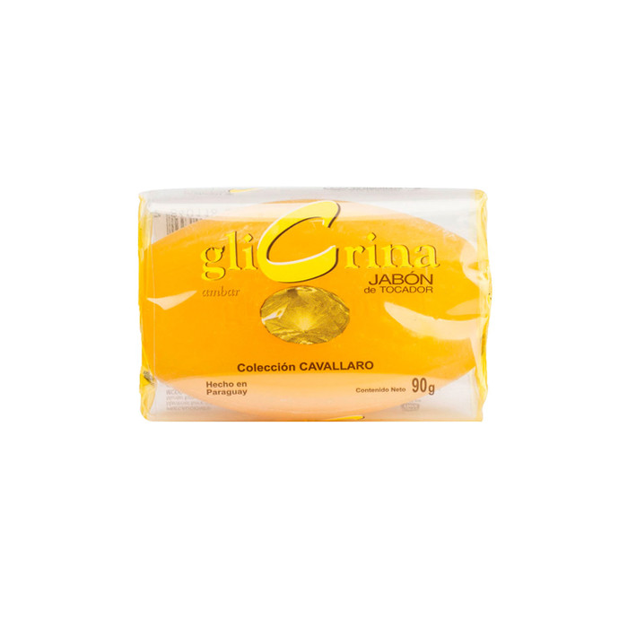 Jabón Glicerina C 90 gr Ambar - C Jbn Glicerina 90 Gr Ambar