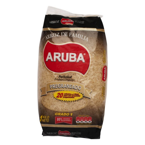 Arroz Aruba Parbolizado Pregraneado kg - Arroz Aruba Parb Preg Kilo