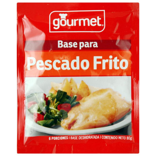 Base Gourmet Pescado Frito 80 gr - Base Gourmet Pescado Frito 80 Grs