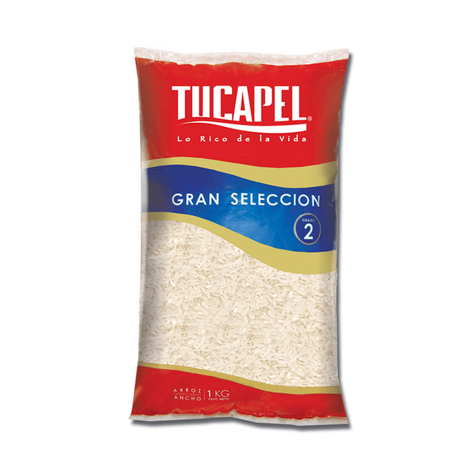 Arroz Tucapel Gran Selección G°2 Poli kg - Arroz Tucapel Gran Selec G°2 Poli Kilo