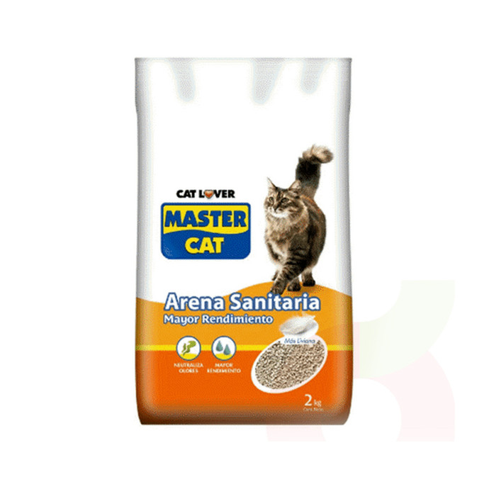 Arena Ecológica Master Cat 2 kg - Arena Ecologica Master Cat 2Kls