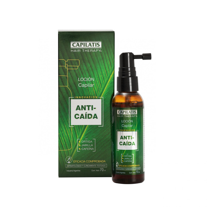 Loción Capilar Anticaída Ortiga Jarilla Cafeína 70ml Capilatis - Loción Capilar Anticaída Ortiga Jarilla Cafeína 70ml Capilatis