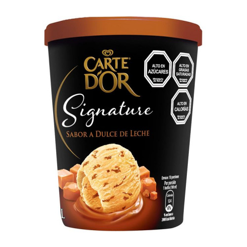 Helado Carte Dor Signature Dulce Leche 1 L - Carte Dor Signature Dulce Leche Pt 1L