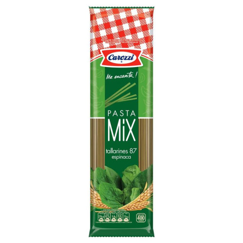 Pastas Carozzi Tallarin 87 Espinaca 400 gr - Carozzi Tallarin 87 Espinaca 400 Grs