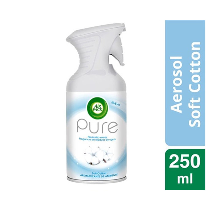 Ambiental Airwick Pure Algodón 250 ml - Airwick Ambiental Pure X 250 Ml. Algodon