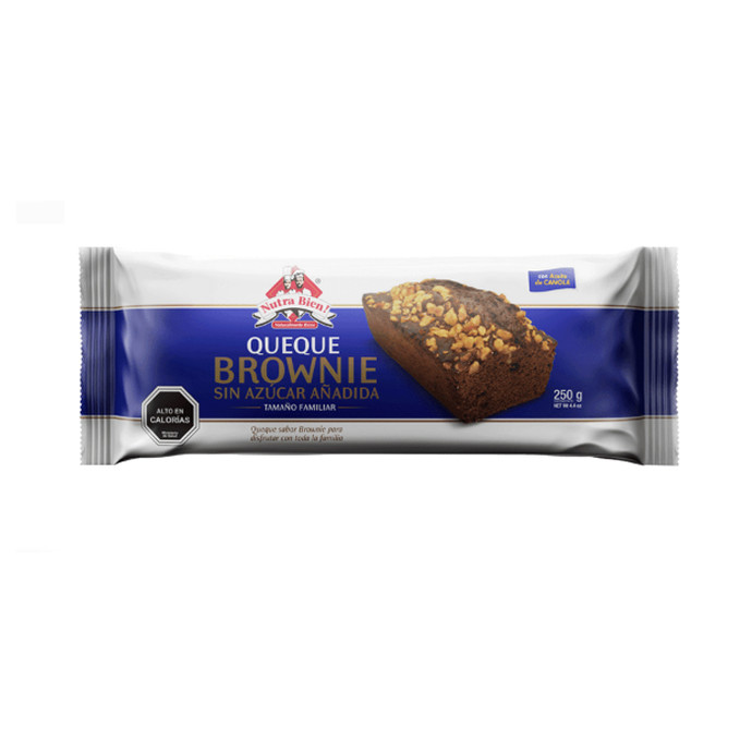 Brownie Nutrabien Sin Azúcar 250 gr - Brownie Nutrabien Sin Azucar 250 Gr