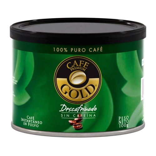 Café Gold Descafeinado 100 gr - Café Gold Descaf 100 Grs.
