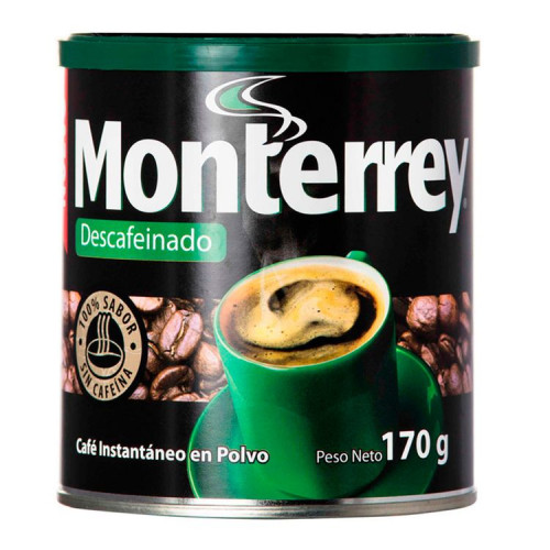 Café Monterrey Descafeinado 170 gr - Café Monterrey Descafeinado 170 Grs