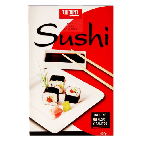 Arroz Tucapel Sushi Estuche 400 gr - Arroz Tucapel Sushi Estuche 400 Grs