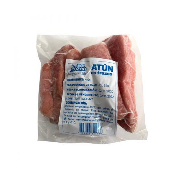 Atún Trozo Global Frozen 500 gr - Atun Trozo Global Frozen 500 Gr