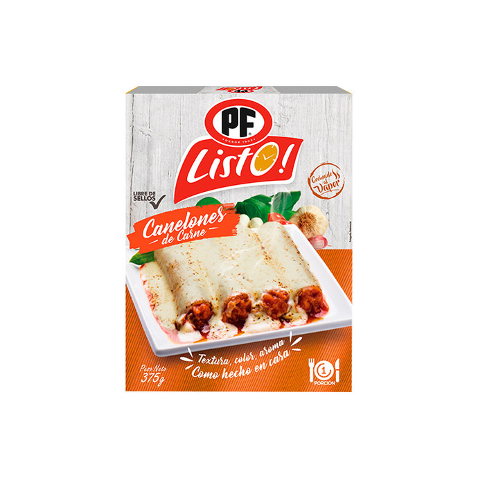 Canelones De Carne PF Refrigerados 375 gr - Canelones De Carne Pf Ref 375 Gr