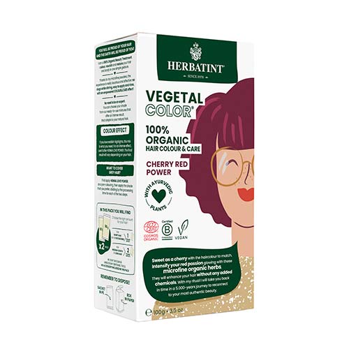 Henna cherry red power 100 ml, herbatint  - Henna cherry red power 100 ml, herbatint