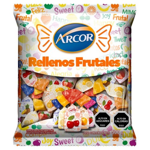 Caramelo Arcor Fruta Relleno 500 gr - Caramelo Arcor Fruta Relleno 500 Grs