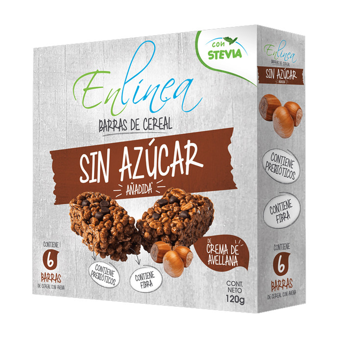 Cereal En Linea Barra Crema Avellana 90 Grs - Cereal En Linea Barra Crema Avellana 90 Grs