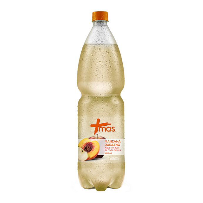 Cachantun Más Manzana-Durazno Botella 1.6 L - Cachantun Mas Manzana-Durazno Pet 1.6 Lts