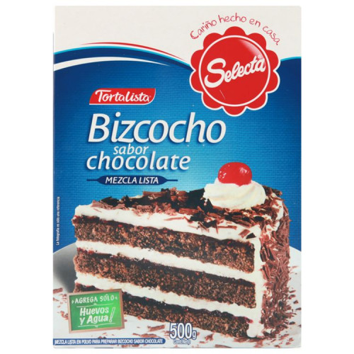 Bizcocho Tortalista Chocolate 500 gr - Bizcocho Tortalista Chocolate 500 Grs