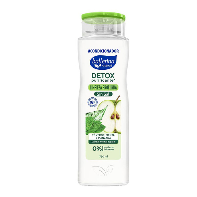 Acondicionador Detox Té Verde Frasco 750 ml  - Acond  Detox Te Verde Fsco 750Ml 
