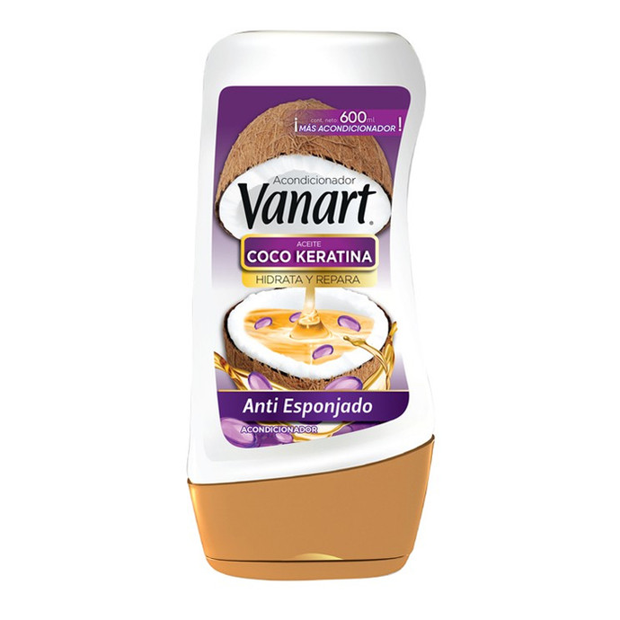 Acondicionador Vanart Antifrizz Antiesponjado 600 ml - Acond Vanart Antifrizz Antiesponjado 600Ml 