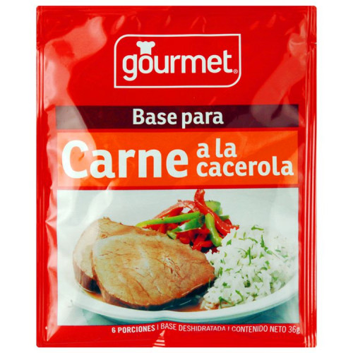 Base Gourmet Carne Cacerola 36 gr - Base Gourmet Carne Cacerola 36 Grs