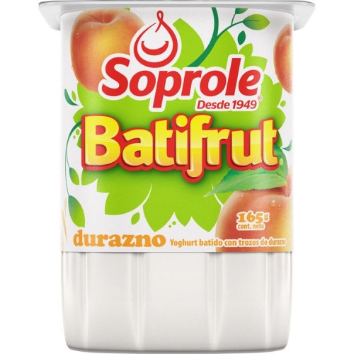 Batifrut Durazno Trozos 165 gr - Batifrut Durazno Trozos 165G