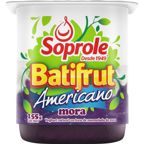 Batifrut Americano Mora 155 gr - Batifrut Americano Mora 155 Gr