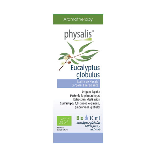 Aceite esencial Eucalyptus orgánico 10 mL - Physalis® - Aceite esencial Eucalyptus orgánico 10 mL - Physalis® ( Vence Dic 2022)