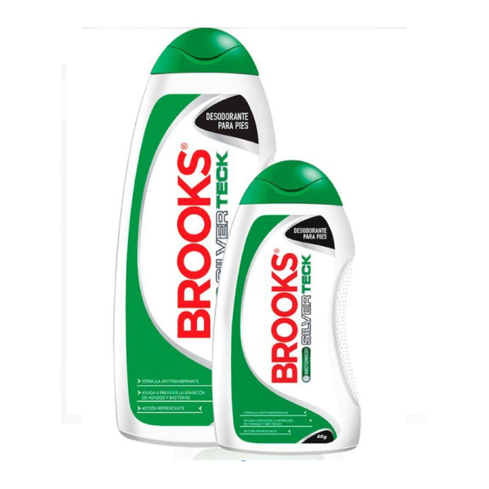 Talco Brooks formato 120 gr + Talco 80 gr - Brooks  Talco  120 Gr+  Brooks Talco 80 Grs