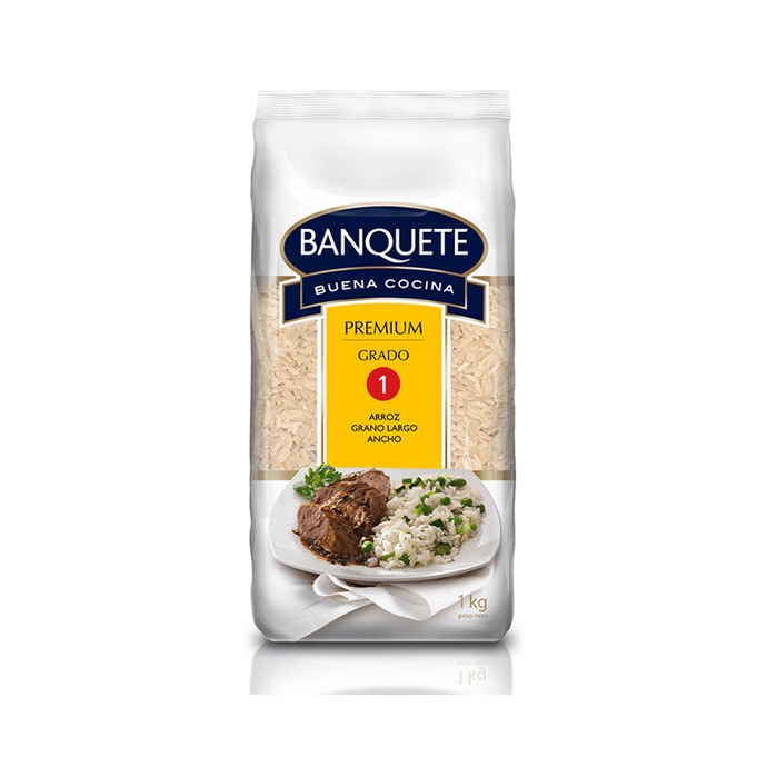 Arroz Banquete Premium G°1 kg - Arroz Banquete Premium G°1 Kilo