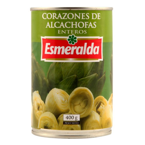 Alcachofa Esmeralda Corazón Lata 400 gr - Alcachofa Esmeralda Corazon Lata 400 Grs