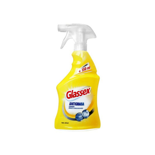 Antigrasa Glassex con gatillo Limón 650 ml - Antigrasa Glassex  Gatillo*650 Limon