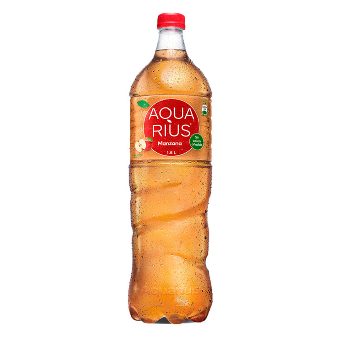 Aquarius Manzana botella 1600 cc - Aquarius Manzana Pet 1600 Cc