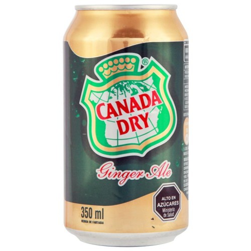 Canada Dry Ginger Ale Lata 350 cc - Canada Dry Ginger Ale Lata 350 Cc