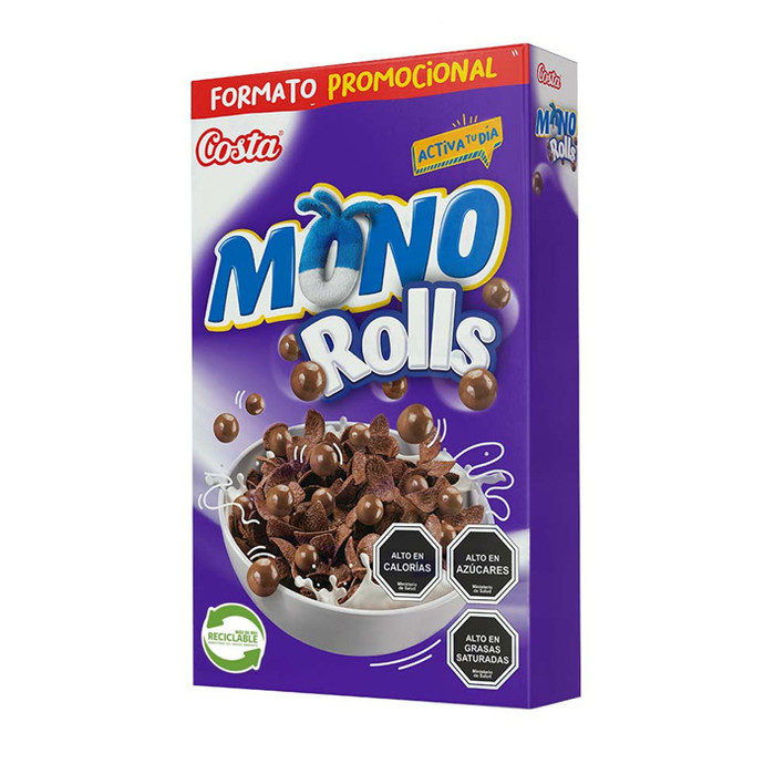 Cereal Mono Rolls Costa 230 Grs - Cereal Mono Rolls Costa 230 Grs