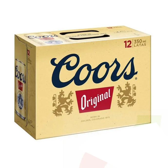 Cerveza Coors Original Pack 12 x 330 cc - Cerveza Coors Original Pack 12 X 355Cc