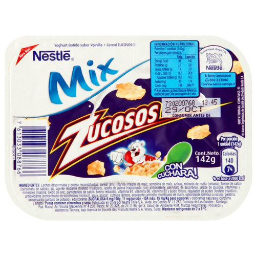 Cereal Zucosos C/Cuchara 142 G - Cereal Zucosos C/Cuchara 142 G