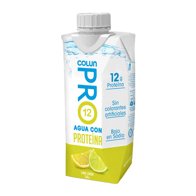 Agua Proteína Lima-Limón Colun 330 cc - Agua Proteina Lima-Limon Colun 330 Cc
