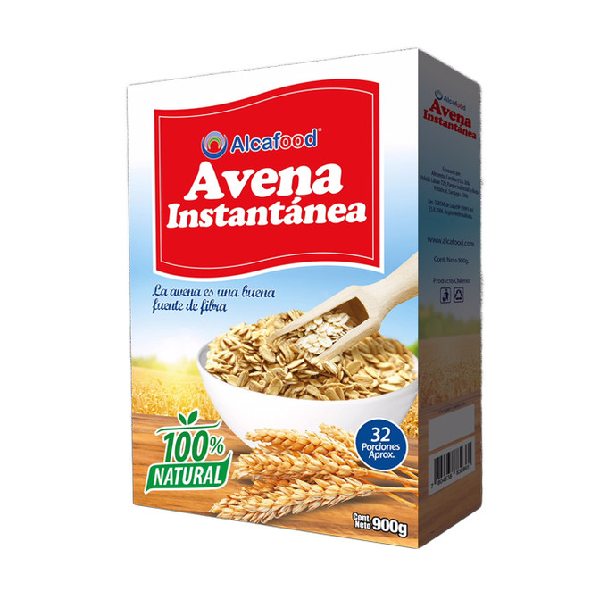 Avena Instántanea Alcafood 900 gr - Avena Instantanea Alcafood 900 Grs