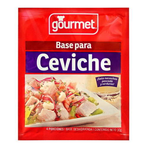 Base Gourmet Para Ceviche 30 gr - Base Gourmet Para Ceviche