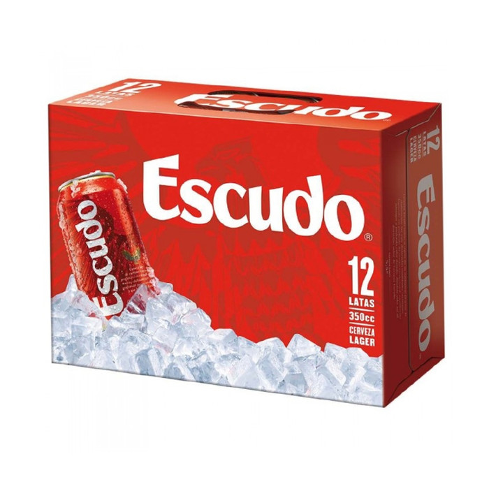 Cerveza Escudo Lata Pack 12 X 350Cc - Cerveza Escudo Lata Pack 12 X 350Cc