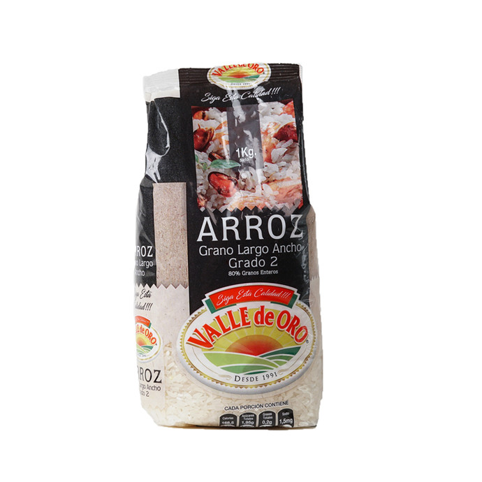 Arroz Pregraneado Valle De Oro kg - Arroz Preg. Valle De Oro 1Kg.