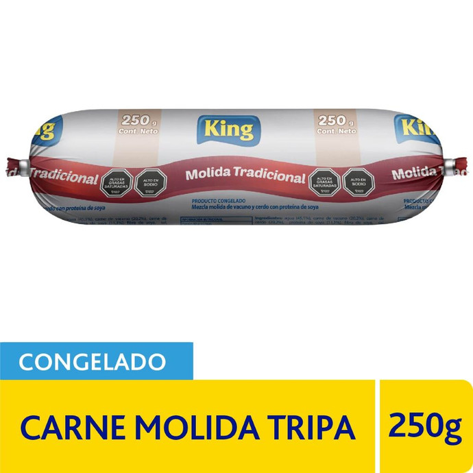 Carne Molida Vacuno King 250 Grs - 7809611709639 - Carne molida tripa 250g.jpg