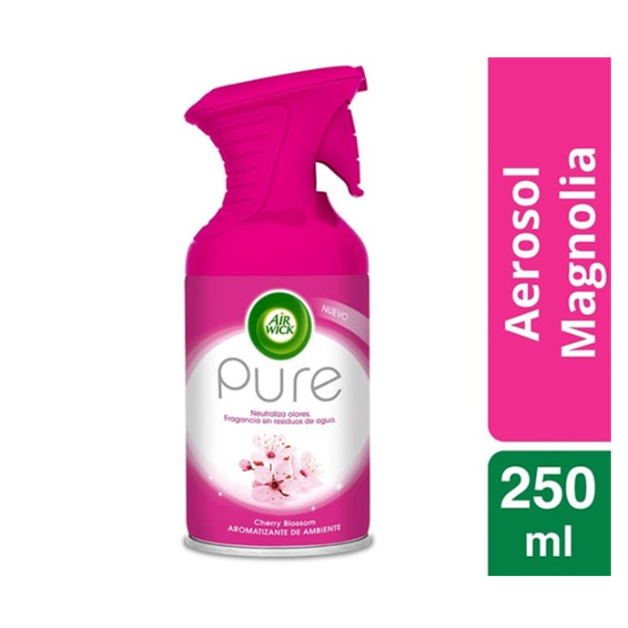  Ambiental Airwick Flores  De Magnolia 250 ml  - Airwick Ambiental Pure X 250 Ml Flores  De Magnoli
