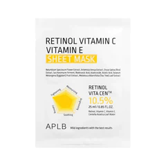 Retinol Vitamin C Vitamin E Sheet Mask 1ea