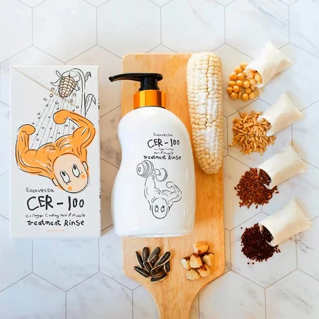 CER-100 Collagen Coating Hair Muscle Treatment Rinse 500ml - vista alternativa