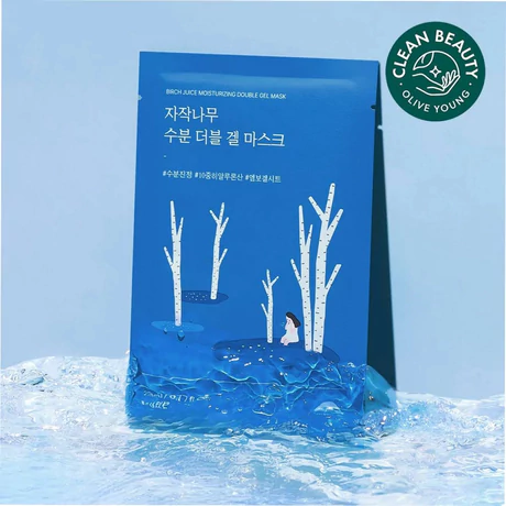 Round Lab Birch Juice Moisturizing Double Gel Mask 1ea – Mascarilla de Hidrogel Hidratante - vista alternativa