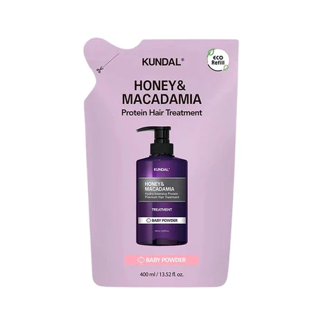 Honey & Macadamia Conditioner Refill 400ml (Baby Powder)