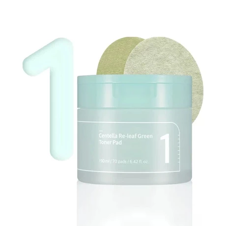 No.1 Centella Re-Leaf Green Toner Pad 70 pads - vista alternativa