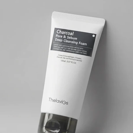 Charcoal Pore Sebum Deep Cleansing Foam Double Set 150ml + 150ml - vista alternativa