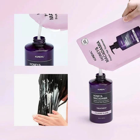 Honey & Macadamia Conditioner Refill 400ml (Baby Powder) - vista alternativa