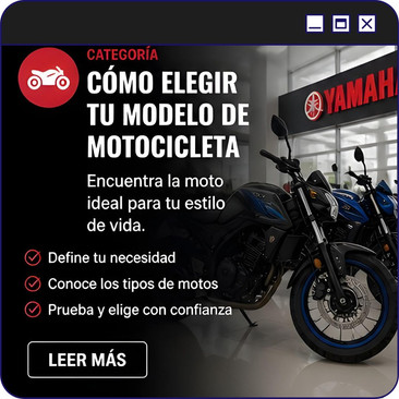 Cómo elegir la motocicleta perfecta | Guía para comprar tu próxima moto
